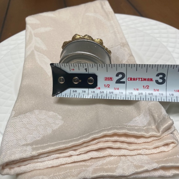 Tea Light Gold Christmas Holiday Candles Set of 6 - Picture 2 of 8